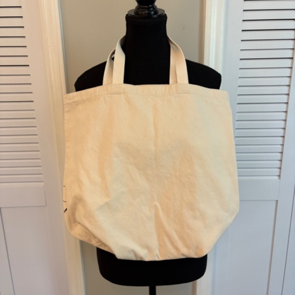 J.Crew Beige Tote Bag Three Parisian Women & Dogs - Picture 4 of 4